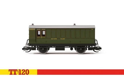 Hornby TT4054 SR 4 Wheel Coach 3rd Class Brake Baggage 1/120 Scale *PRE ORDER £31.49*