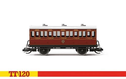 Hornby TT4056 LB&SCR 4 Wheel Coach 3rd Class 1/120 Scale *PRE ORDER £31.49*