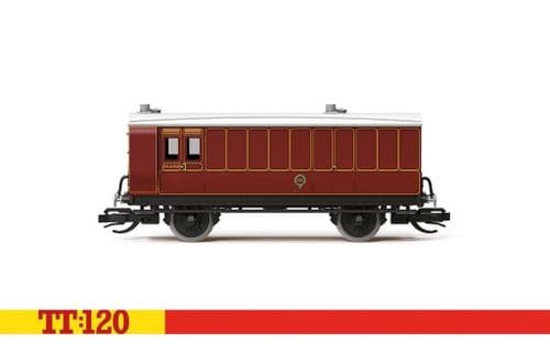 Hornby TT4058 LB&SCR 4 Wheel Coach 3rd Class Brake Baggage 1/120 Scale *PRE ORDER £31.49*