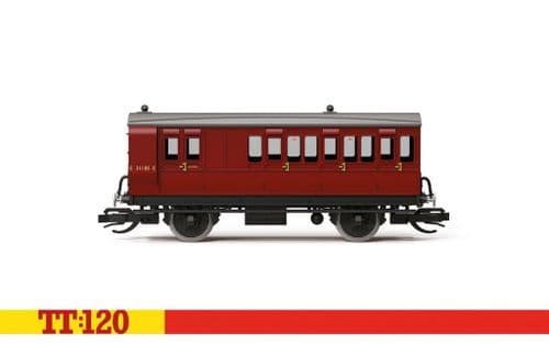 Hornby TT4061 BR 4 Wheel Coach 3rd Class Brake 1/120 Scale *PRE ORDER £31.49*