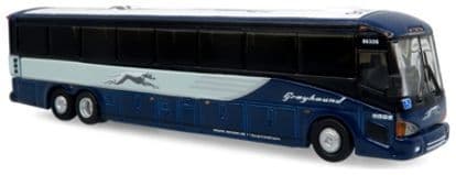 Iconic Replicas 1600569 MCI D4505 Coach Greyhound Neoclassic Trim, 1/160 Scale