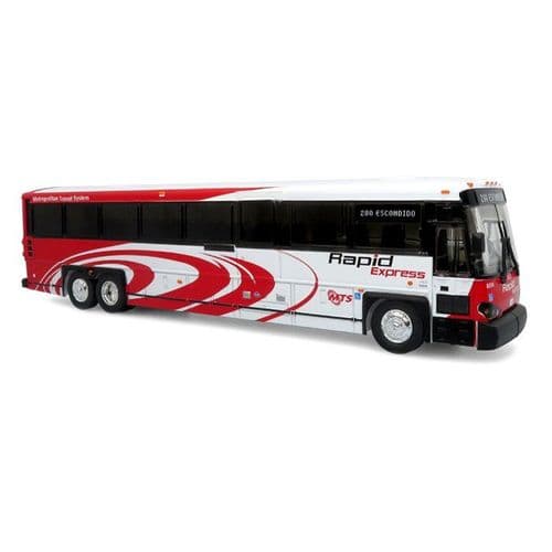 Iconic Replicas 500539 MCI D4500CT Coach: San Diego ABS Plastic 1/50 Scale - PRE ORDER £65.69