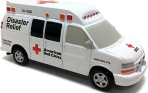 Iconic Replicas 640222 Chevrolet Ambulance Red Cross 1:64 Scale *PRE ORDER £10.79*
