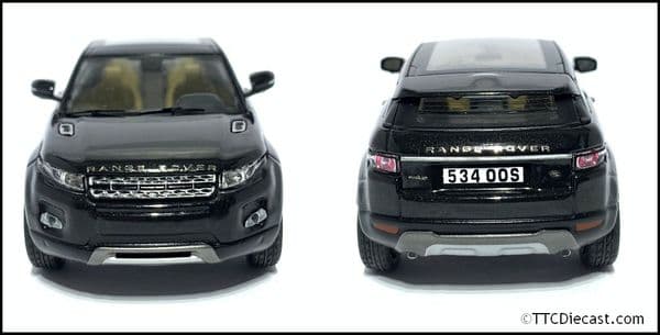 IXO LRDCA3EVOQB - 1:43 Scale Range Rover Evoque - Santorini Black- LAST ONE.