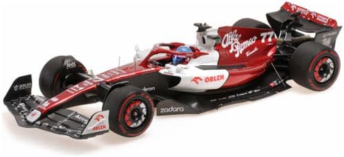 Minichamps MIN 117 220177 Alfa Romeo F1 Team Orlen C42 Valtteri Bottas Bahrain GP 2022 1/18 Scale