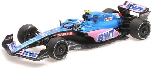 Minichamps MIN 117 220331 BWT Alpine F1 Team A522 Esteban Ocon Australian GP 2022 1/18 Scale