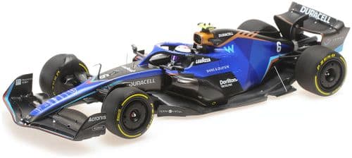 Minichamps MIN 117 220506 Williams Racing FW44 Nicholas Latifi Miami GP 2022 1/18 Scale PRE ORDER