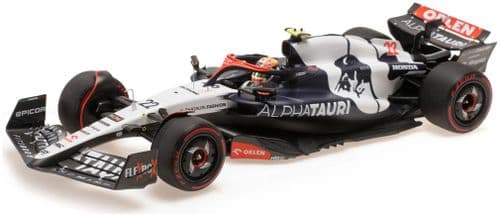 Minichamps MIN 117 230122 Scuderia Alphatauri At04 Yuki Tsunoda 2023 1/18 Scale
