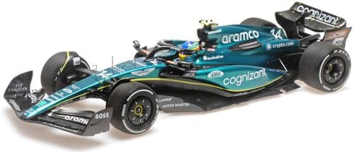 Minichamps MIN 117 230214 Aston Martin Aramco Cognizant F1 AMR23 Fernando Alonso 3rd Saudi GP 23