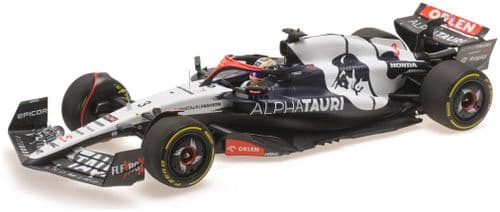 Minichamps MIN 117 231203 Scuderia Alphatauri AT04 Daniel Ricciardo Hungarian GP 2023 1/18 Scale