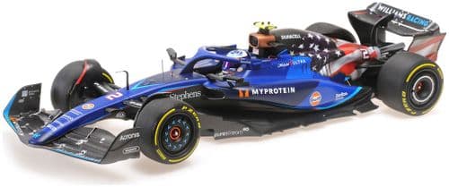 Minichamps MIN 117 231902 Williams Racing FW45 Logan Sargeant Austin GP 2023 1/18 Scale PRE ORDER