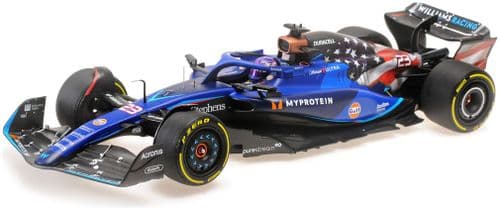 Minichamps MIN 117 231923 Williams Racing FW45 Alex Albon Austin GP 2023 1/18 Scale PRE ORDER