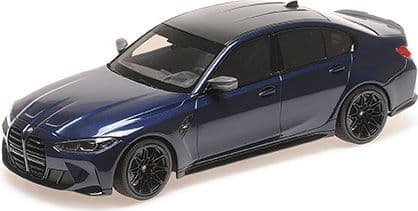 Minichamps MIN 155 020201 BMW M3 2020 Blue 1/18 Scale