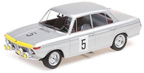 Minichamps MIN 155 652905 BMW 1800 TISA BMW Hahne/Mairesse Spa 24 Hours 1965 1/18 Scale