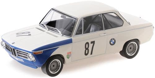 Minichamps MIN 155 692787 BMW 2002 Tik BMW AG Hubert Hahne Grand Prix Brno 1969 1/18 Scale
