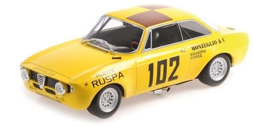 Minichamps MIN 155 711202 Alfa Romeo GTA 1300 Monzeglio Squadra Corse Zanetti/Ruspa Targa Florio 91
