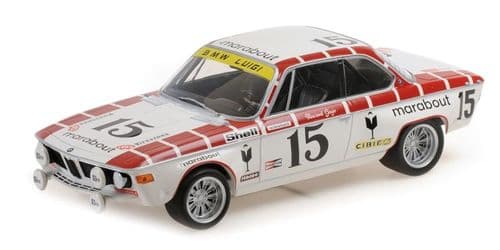 Minichamps MIN 155 722715 BMW 2800 Cs ? Racing Team Marabout ? Gaye /Braillard - 24H Spa