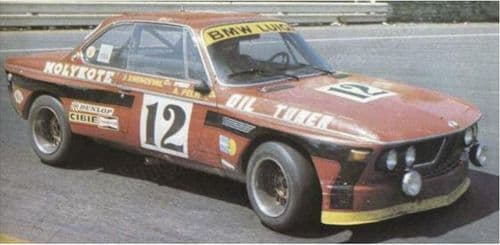 Minichamps MIN 155 742612 BMW 3.0 CSL BMW Luigi Peltier/Xhenceval/ Dieudonnee Winner 24h Spa 1974