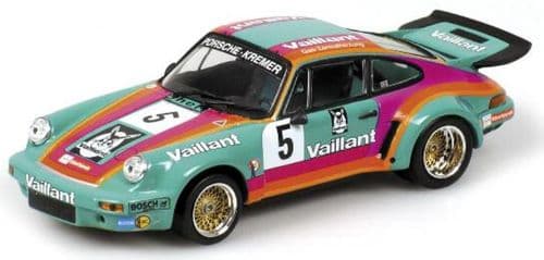 Minichamps MIN 155 756305 Porsche 911 RSR 3.0 Vaillant Bob Wollek Team Kremer DRM 1975 1/18 Scale