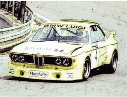 Minichamps MIN 155 782504 BMW 3.0 CSL BMW Luigi Van Hove/Joosen 3rd Brno 1978 1/18 Scale