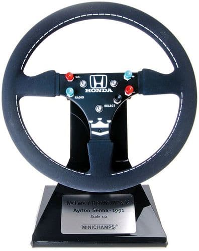Minichamps MIN 254 910001 McLaren MP4/6 Steering Wheel Ayrton Senna 1991 1/2 Scale PRE ORDER £187.49