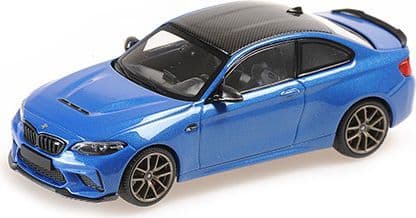 Minichamps MIN 410 021025 BMW M2 CS-2020 Blue/Gold wheels 1/43 Scale