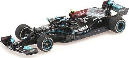 Minichamps MIN 410 210177 Mercedes F1 W12 V.Bottas Bahrain GP 2021 1/43 Scale