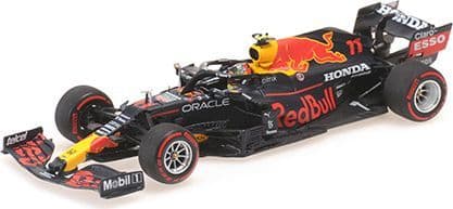 Minichamps MIN 410 210711 Red Bull Racing RB16B S.Perez 1st Azerbaijan GP 2021 1/43 Scale