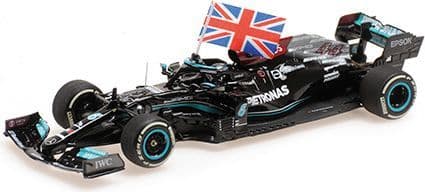 Minichamps MIN 410 211144 Mercedes AMG Petronas F1 Team W12 E Hamilton Winner British GP 2021