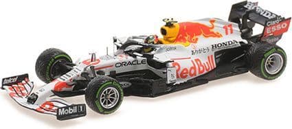 Minichamps MIN 410 211611 Red Bull Racing Honda RB16B Sergio Perez 3rd Turkish GP 2021 1/43 Scale