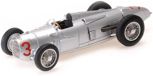 Minichamps MIN 410 342003 Auto Union Typ A Langheck - August Momberg 1/43 Scale