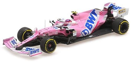Minichamps MIN 417 200818 BWT Racing Point F1 Mercedes RP20 Lance Stroll 3rd Place Italian GP 2020