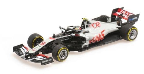 Minichamps MIN 417 201750 Haas F1 Team VF-20 M.Schumacher FP1 Abu Dhabi GP 2020 1/43 Scale