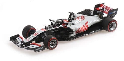 Minichamps MIN 417 201751 Haas F1 Team VF-20 P.Fittipaldi Abu Dhabi GP 2020 1/43 Scale