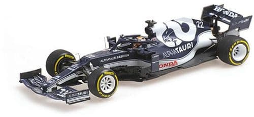 Minichamps MIN 417 210122 Alphatauri AT2 Y.Tsunoda Bahrain GP 2021 1/43 Scale