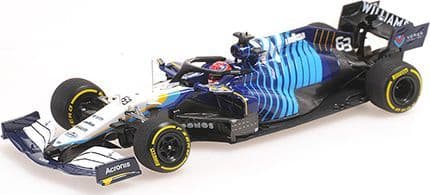 Minichamps MIN 417 210163 Williams FW43B G.Russell Bahrain GP 2021 1/43 Scale