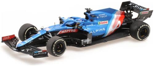 Minichamps MIN 417 211214 Alpine F1 Team A521 Fernando Alonso Hungarian GP 2021 1/43 PRE ORDER