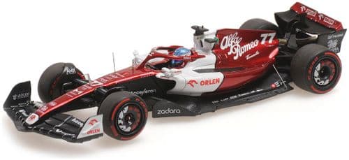 Minichamps MIN 417 220177 Alfa Romeo F1 Team Orlen C42 Valtteri Bottas Bahrain GP22 1/43 PRE ORDER