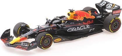 Minichamps MIN 417 220501 Oracle Red Bull Racing RB18 Max Verstappen Winner Miami GP 2022 1/43 Scale