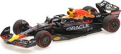 Minichamps MIN 417 220601 Oracle Red Bull Racing RB18 Max Verstappen Winner Spanish GP 2022