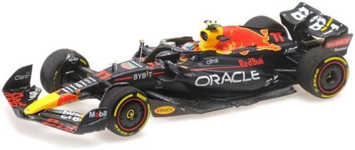 Minichamps MIN 417 221711 Oracle Red Bull Racing RB18 Sergio Perez 1st Singapore GP 2022 1/43 Scale