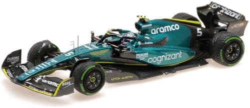 Minichamps MIN 417 221805 Aston Martin Aramco Cognizant F1 AMR22 Sebastian Vettel Japanese GP22 1/43