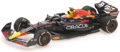 Minichamps MIN 417 221901 Oracle Red Bull Racing RB18 Max Verstappen Winner Austin GP 2022 1/43