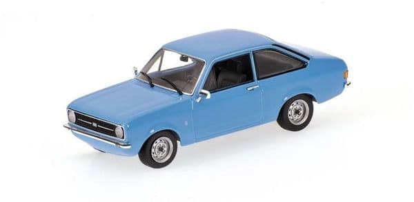 Minichamps MIN 870 080060 Ford Escort 4-Door 1975 Blue Metallic 1/87 Scale *PRE ORDER £ 24.16*