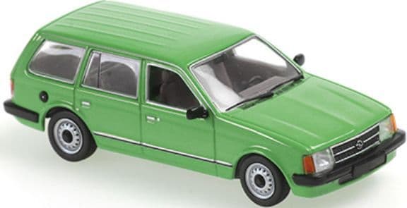 Opel Kadett D, CarAVan, Kombi, grün, Minichamps