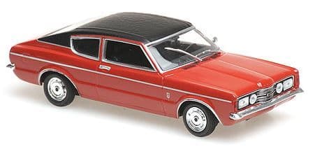 Minichamps MIN 940 081321 Ford Taunus Coupe 1970 Red 1/43 Scale