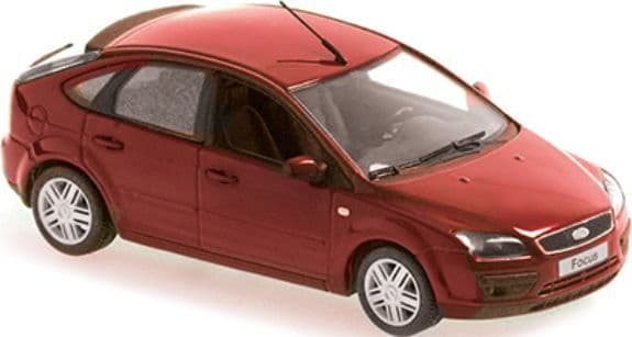 Minichamps MIN 940 084001 Ford Focus 2004 Dark Red Metallic 1/43 Scale