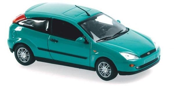 Minichamps MIN 940 087001 Ford Focus 2-Door 1998 Green Metallic 1/43 Scale