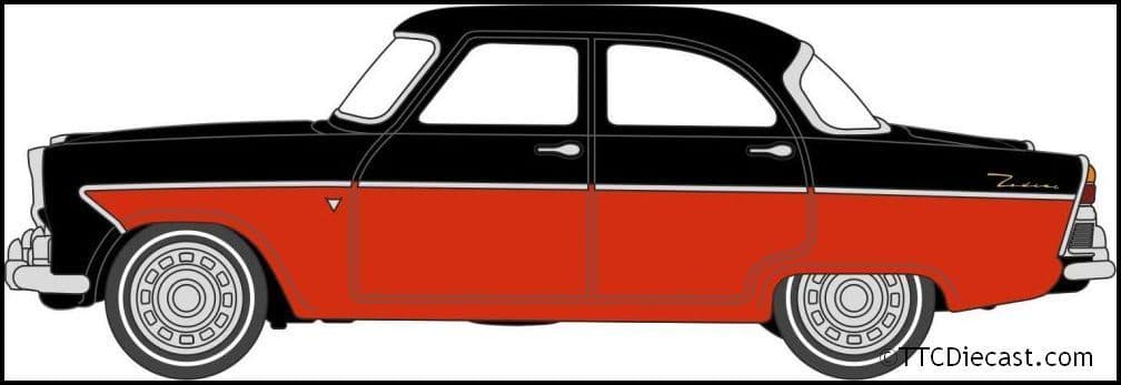 Oxford Diecast 1:76 Red/Gull Grey FB Victor Collectable Model - View #2