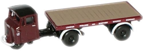 Oxford NMH009 Mechanical Horse Flatbed Trailer - LMS*LAST FEW*